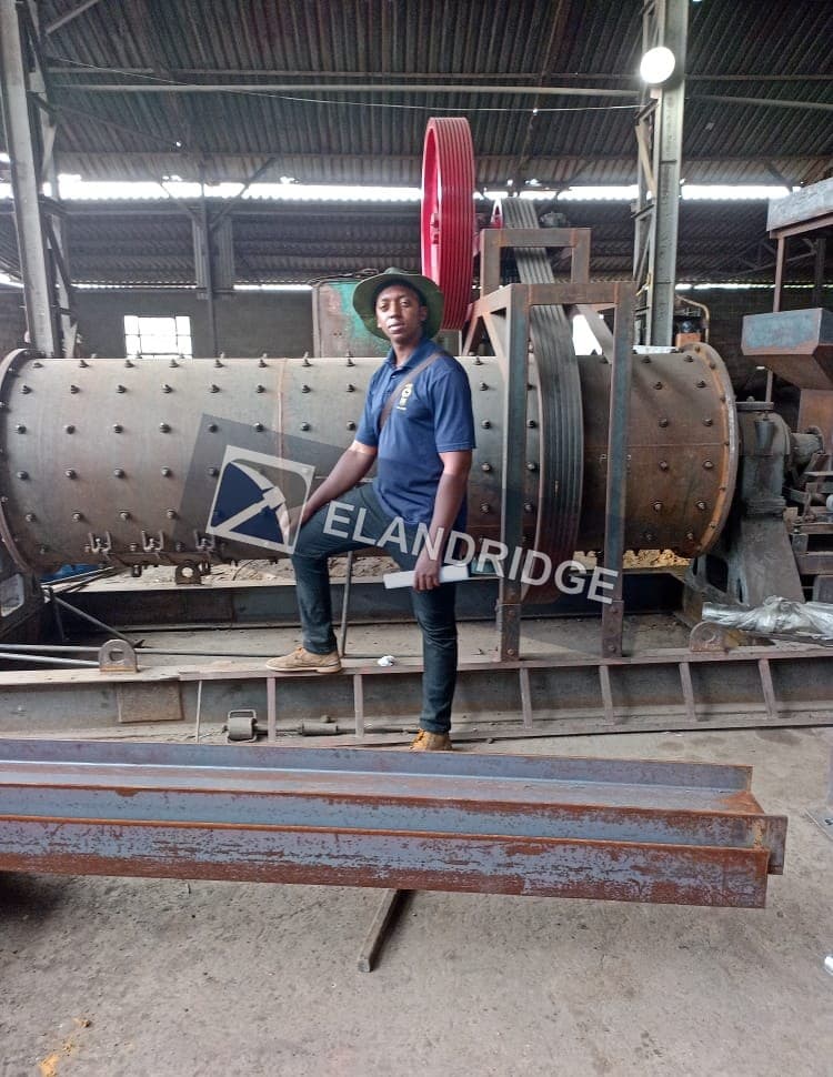 Ball mill for the Kambuzi CIP plant