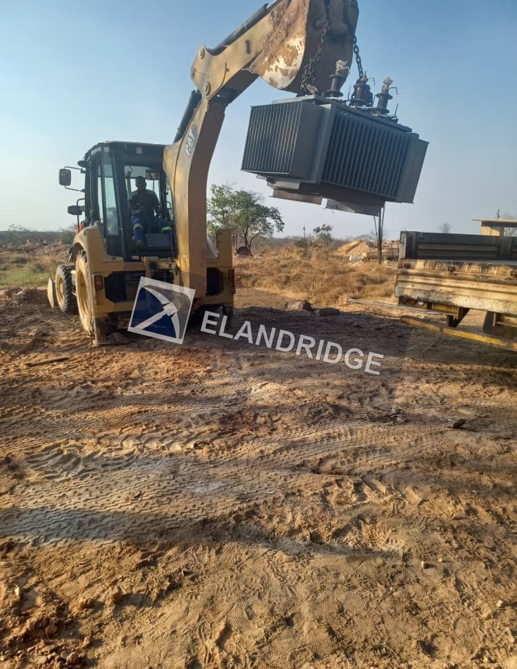 Placing a transformer at the Kambuzi CIP plant
