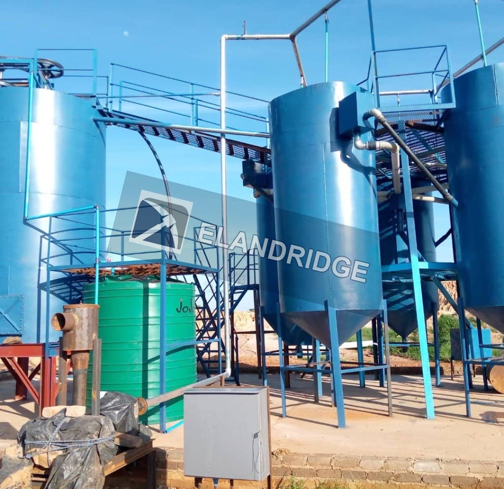 CIP tank train at the Kambuzi plant